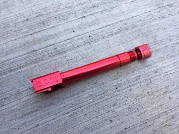 T Color Scheme SA Outer Barrel for Marui HK45 GBB ( Red )